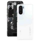 Original Battery Back Cover for Xiaomi Poco F3 M2012K11AG(White) - 1