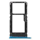 SIM Card Tray + SIM Card Tray / Micro SD Card Tray for Huawei Maimang 9 (Blue) - 1