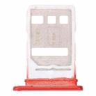 SIM Card Tray + SIM Card Tray / NM Card Tray for Honor X10 5G (Red) - 1