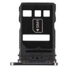 SIM Card Tray + NM Card Tray for Huawei P40 Pro+ (Black) - 1