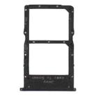 SIM Card Tray + NM Card Tray for Huawei Nova 7i (Black) - 1