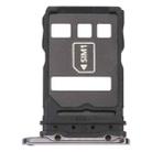 SIM Card Tray + NM Card Tray for Huawei P40 Pro (Black) - 1