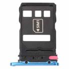 SIM Card Tray + NM Card Tray for Huawei P40 Pro (Blue) - 1