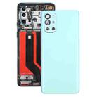 For OnePlus 9R Battery Back Cover With Camera Lens (Blue) - 1