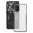 For OnePlus 8T Battery Back Cover With Camera Lens (Transparent) - 1