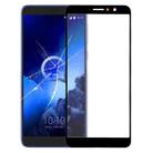 For Alcatel 1X (2019) 5008T 5008D 5008Y Front Screen Outer Glass Lens (Black) - 1