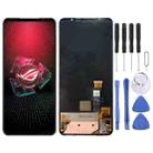 Original LCD Screen for Asus ROG Phone 5 ZS673KS I005DA with Digitizer Full Assembly (Black) - 1