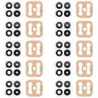 For Huawei Nova 8 SE  10pcs Back Camera Lens (White) - 1