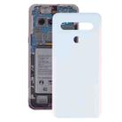 Back Battery Cover for LG K61 LMQ630EAW LM-Q630EAW LM-Q630(White) - 1