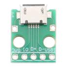 10 PCS Micro USB to 5pin 2.54MM Female Connector Test Board - 1