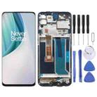 For OnePlus Nord N10 5G BE2029 Digitizer Full Assembly with Frame OEM LCD Screen (Black) - 1