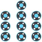 10 PCS Back Camera Lens for Nokia 3.4 TA-1288 TA-1285 TA-1283(Blue) - 1