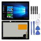 OEM LCD Screen for Lenovo ideaPad MIIX 510 Digitizer Full Assembly With Frame (Black) - 1