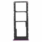 For infinix Hot 9 Play X680 C680B X680C SIM Card Tray + SIM Card Tray + Micro SD Card Tray (Purple) - 1
