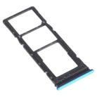 For infinix Note 8 X692 SIM Card Tray + SIM Card Tray + Micro SD Card Tray (Green) - 3