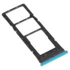For infinix Smart 5 X657 X657C SIM Card Tray + SIM Card Tray + Micro SD Card Tray (Green) - 3