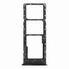 For Tecno Spark 6 Air KE6 KE6J KF6 SIM Card Tray + SIM Card Tray + Micro SD Card Tray (Black) - 1