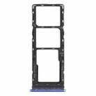 For Tecno Spark 6 Air KE6 KE6J KF6 SIM Card Tray + SIM Card Tray + Micro SD Card Tray (Blue) - 1