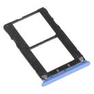 For Infinix Note 5 Stylus X605 SIM Card Tray + SIM Card Tray + Micro SD Card Tray (Blue) - 3