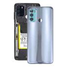 Battery Back Cover for Motorola Moto G60 / Moto G40 Fusion PANB0001IN PANB0013IN PANB0015IN PANV0001IN PANV0005IN PANV0009IN(Silver) - 1