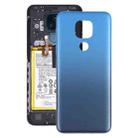 Battery Back Cover for Motorola Moto E7 Plus XT2081-1 (Blue) - 1