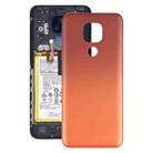 Battery Back Cover for Motorola Moto E7 Plus XT2081-1 (Brown) - 1