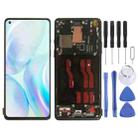 For OnePlus 8 IN2013 2017 2010 Digitizer Full Assembly With Frame Original LCD Screen (Black) - 1
