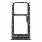 SIM Card Tray + SIM Card Tray / Micro SD Card Tray for Xiaomi Redmi Note 10 5G / Poco M3 Pro 5G / Redmi Note 10T 5G M2103K19G M2103K19C M2103K19PG M2103K19PI(Black) - 1