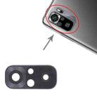 10 PCS Back Camera Lens for Xiaomi Redmi Note 10S M2101K7BG M2101K7BI M2101K7BNY(Black) - 5