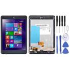 Original LCD Screen for Lenovo Miix 3-830 7.9 inch Digitizer Full Assembly with Frame (Black) - 1