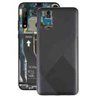 For Samsung Galaxy A02s Battery Back Cover (Black) - 1