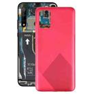 For Samsung Galaxy A02s Battery Back Cover (Red) - 1