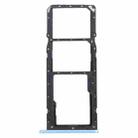 For OPPO Realme C20 / Realme C20A RMX3063, RMX3061  SIM Card Tray + SIM Card Tray + Micro SD Card Tray (Blue) - 1