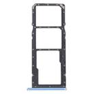 For OPPO Realme C21 / Realme C21Y RMX3201,RMX3261  SIM Card Tray + SIM Card Tray + Micro SD Card Tray (Blue) - 1