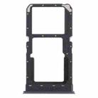 For OPPO Realme V5 5G  SIM Card Tray + SIM Card Tray / Micro SD Card Tray (Black) - 1