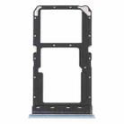 For OPPO K7X / Realme V5 / Realme Q2 PERM00 SIM Card Tray + SIM Card Tray / Micro SD Card Tray (Blue) - 1