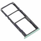 For OPPO Realme 7i (Global)  SIM Card Tray + SIM Card Tray + Micro SD Card Tray (Green) - 2