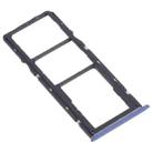 For OPPO Realme Narzo 20  SIM Card Tray + SIM Card Tray + Micro SD Card Tray (Blue) - 3