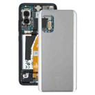 Glass Battery Back Cover with Adhesive for Asus Zenfone 8 ZS590KS(Frosted Silver) - 1