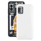 Glass Battery Back Cover with Adhesive for Asus Zenfone 8 ZS590KS(White) - 1