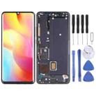 AMOLED LCD Screen for Xiaomi Mi Note 10 Lite M2002F4LG Digitizer Full Assembly with Frame(Black) - 1