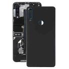 For Alcatel 3x (2019) 5048 5048U 5048Y Glass Battery Back Cover  (Black) - 1