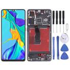 Original OLED LCD Screen for Huawei P30 Digitizer Full Assembly With Frame(Black) - 1