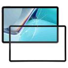 For Huawei MatePad 11 2021 DBY-W09 DBY-AL00  Front Screen Outer Glass Lens (Black) - 1