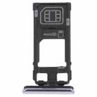 SIM Card Tray + Micro SD Card Tray for Sony Xperia 1 / Xperia XZ4 (Grey) - 1