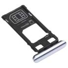 SIM Card Tray + Micro SD Card Tray for Sony Xperia 1 / Xperia XZ4 (Grey) - 2