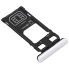 SIM Card Tray + Micro SD Card Tray for Sony Xperia 1 / Xperia XZ4 (Silver) - 2