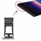 SIM Card Tray + Micro SD Card Tray for Sony Xperia 1 / Xperia XZ4 (Silver) - 4