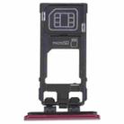 SIM Card Tray + Micro SD Card Tray for Sony Xperia 5 (Red) - 1