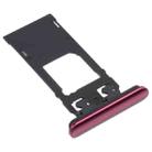 SIM Card Tray + Micro SD Card Tray for Sony Xperia 5 (Red) - 3